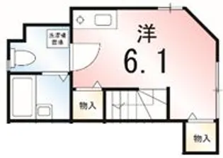 ランド・16足立【2階】の間取り