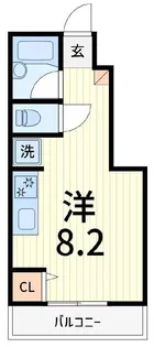 ハピネスII【1階】の間取り