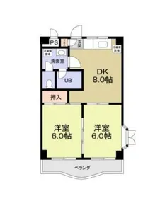 サンモール1番館B棟【3階】の間取り