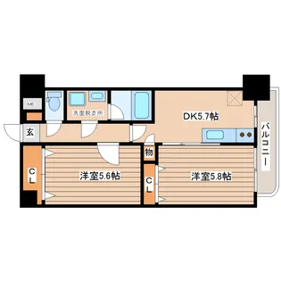 アプリコット・G【4階】の間取り