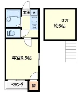 千葉県浦安市堀江4【アパート】の間取り