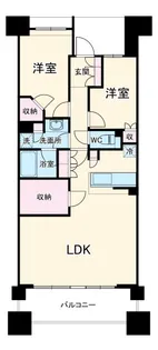 クラッシィハウス辻堂【5階】の間取り