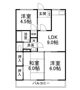 ニューロイヤルビル【2階】の間取り