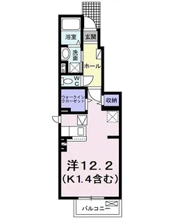 東京都府中市武蔵台3【アパート】の間取り