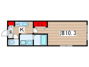 CIEL稲毛【3階】の間取り