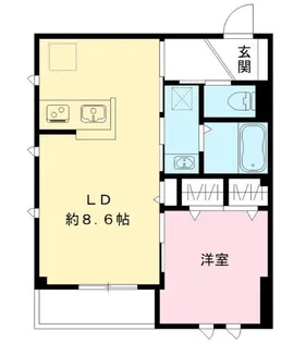 Blan cube 戸越公園【3階】の間取り