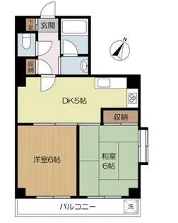 フラットワセダ【8階】の間取り