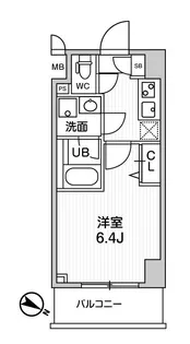 ALTERNA横濱阪東橋【9階】の間取り