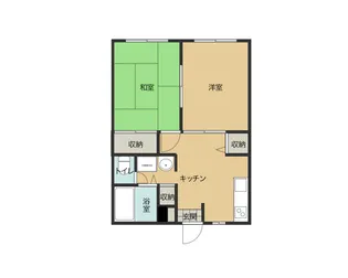 ロイヤルパレスB【2階】の間取り