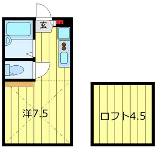 AZEST-RENT町屋【1階】の間取り