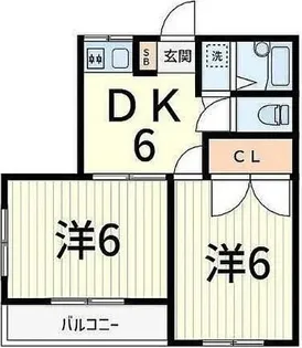 東京都葛飾区細田1【マンション】の間取り