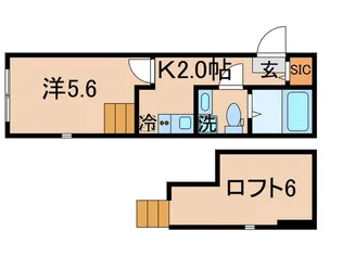 ハーモニーテラス金町V【2階】の間取り