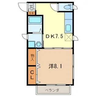 埼玉県川口市大字安行慈林【マンション】の間取り