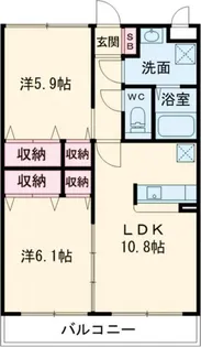 Bliss小池原【1階】の間取り