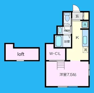 BLUE HOUSE金沢文庫(ブルーハウス)【2階】の間取り