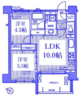 神奈川県横浜市西区浜松町【マンション】の間取り