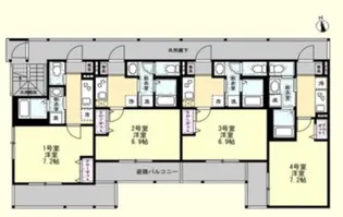 神奈川県横浜市瀬谷区瀬谷4【アパート】の間取り