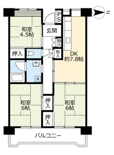URアーバンフォレスト金山(桜田)【7階】の間取り