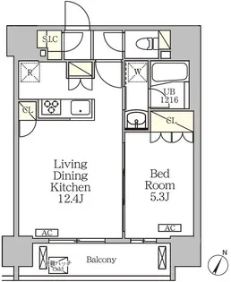 東京都港区白金台3【マンション】の間取り