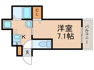 仮)グランパレスCoCo【1階】の間取り