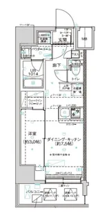 スパシエ新板橋【7階】の間取り