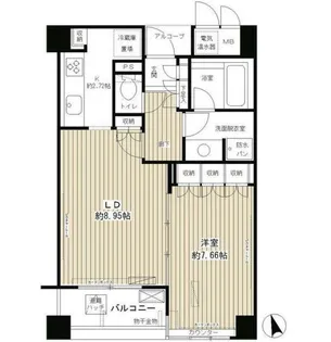 エル・セレーノ西早稲田【2階】の間取り