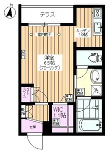 【築浅☆旭化成ヘーベルメゾン】Alex Garden 平和台【1階】の間取り