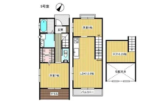 Hale moana elua【1階】の間取り