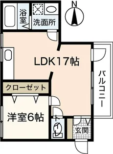 サンコーポ中広【2階】の間取り
