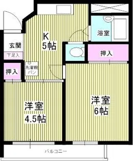 ロックヒルズ10【5階】の間取り
