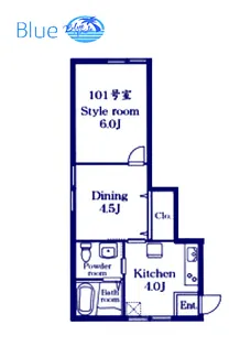 Luana東海岸【1階】の間取り