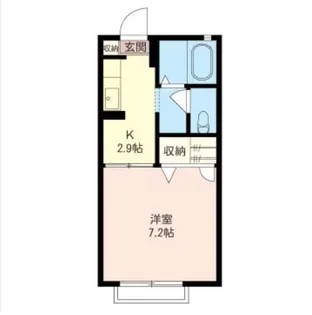 フレグランス【1階】の間取り
