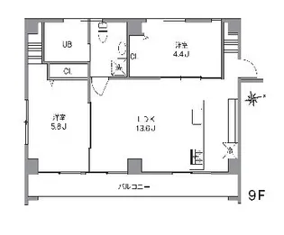 グランバリュー三田【9階】の間取り