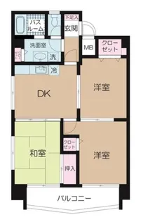 関内ロイヤルガーデン【5階】の間取り