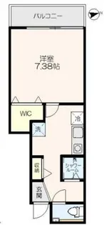 ナズ石神井公園レジデンス【1階】の間取り