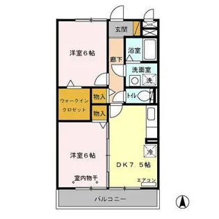 サンパティーク成田【3階】の間取り