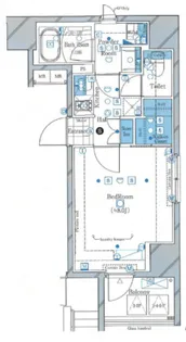 GALICIA MORISHITA ESTUDIO III【6階】の間取り