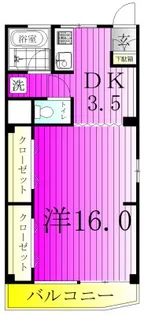 マンション高橋【3階】の間取り