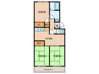 ガーデンハウス88【1階】の間取り