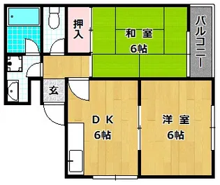 エンゼルハイムOHTSU【2階】の間取り
