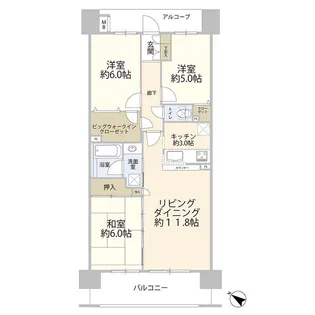 スマイリアタウン(0005600)【2階】の間取り
