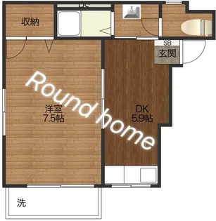 カーサマツオ【3階】の間取り