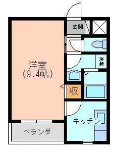 アクティオン薬園町【1階】の間取り