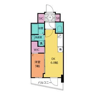エステムコート名古屋上前津【15階】の間取り