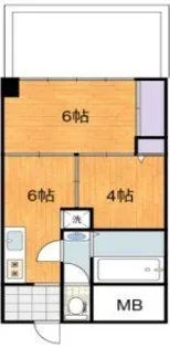 秀和東十条レジデンス【1階】の間取り