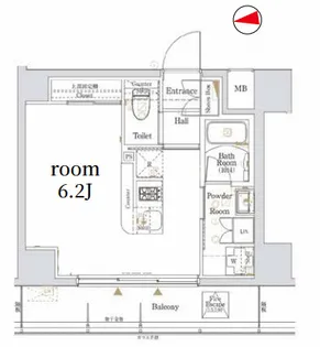 Log本所吾妻橋【6階】の間取り