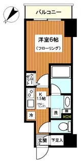 ハーモニーレジデンス横濱関内【8階】の間取り