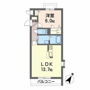 Maison MAST腰浜町【3階】の間取り