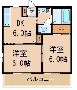 メゾンいずみ【2階】の間取り