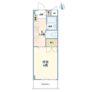 エイト等々力【3階】の間取り